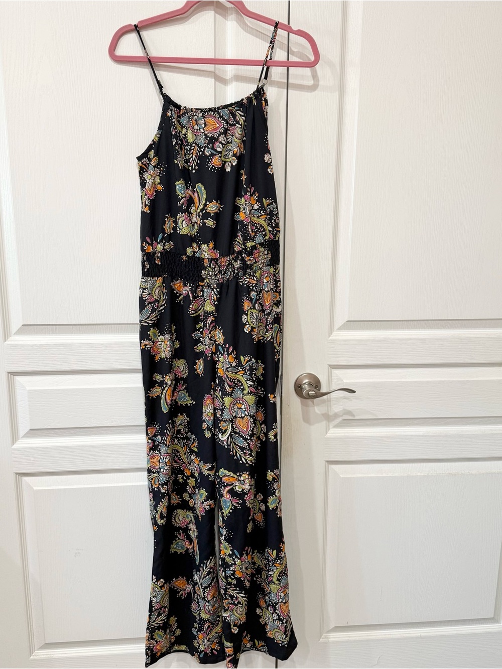 Romeo & Juliet Couture Paisley Floral Print Jumpsuit